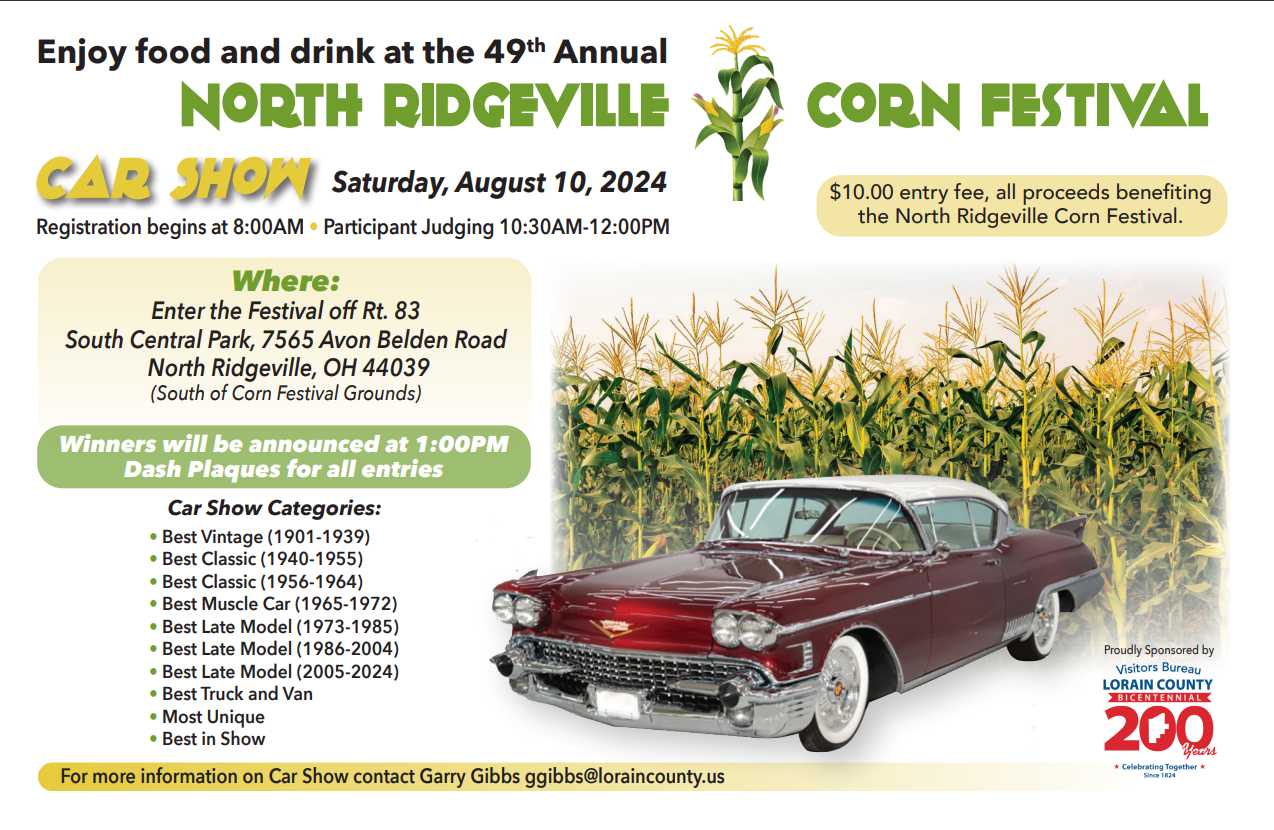 Car Show North Ridgeville Corn Festival