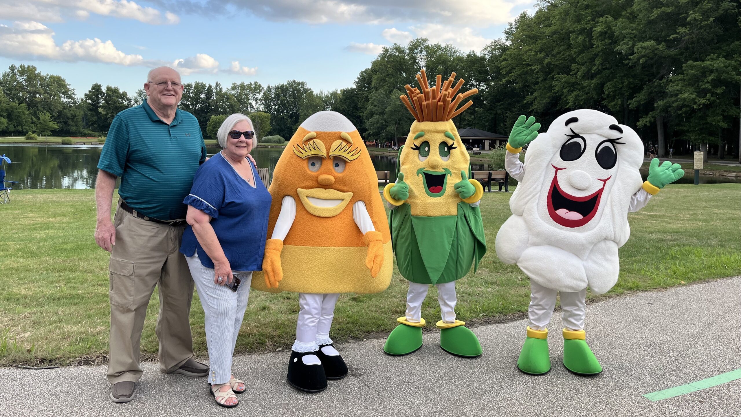 G. David Gillock, known as Dave (pictured with wife Beverly), received the Golden Kernel for 2024.